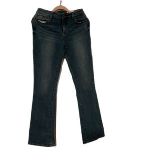 Cosmic Blue Love Jeans Women's 28 C6558JFK Medium Wash Bootcut Stretch distress